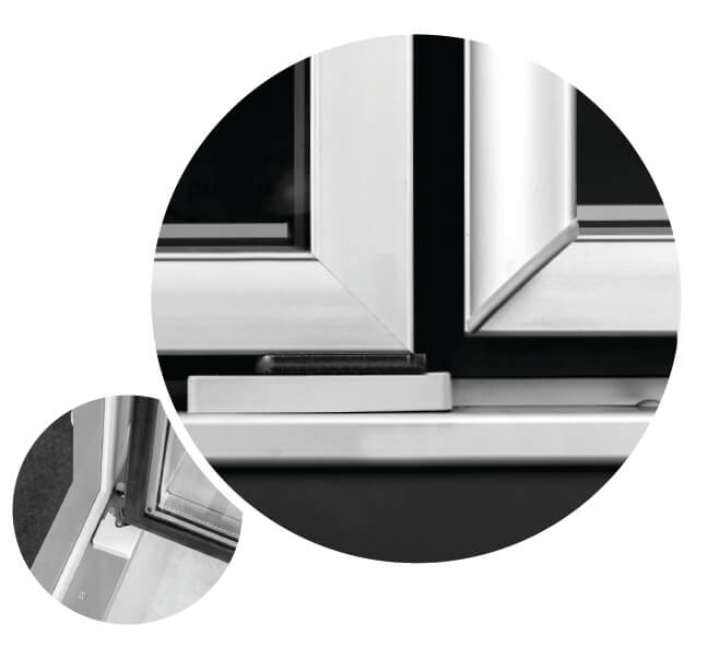 Glass door systems